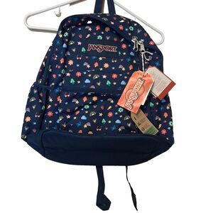 JanSport Backpack Blue Cross Town Plus Slice Of Fun Laptop Stars Hearts